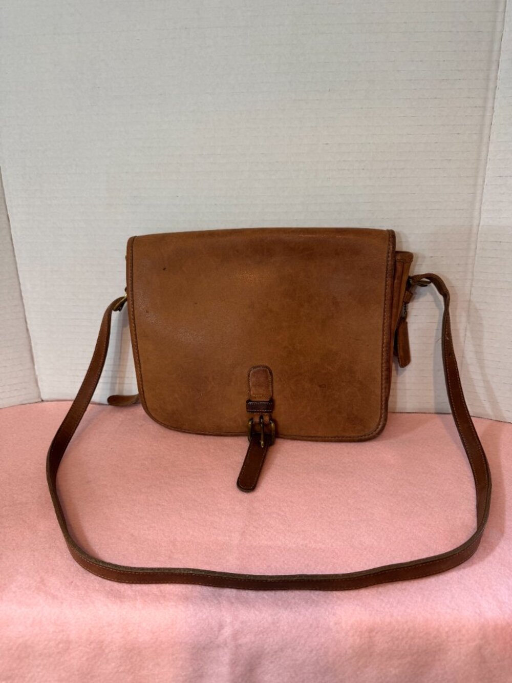 Coach Vintage Glove-tanned Leather Bag, British Tan